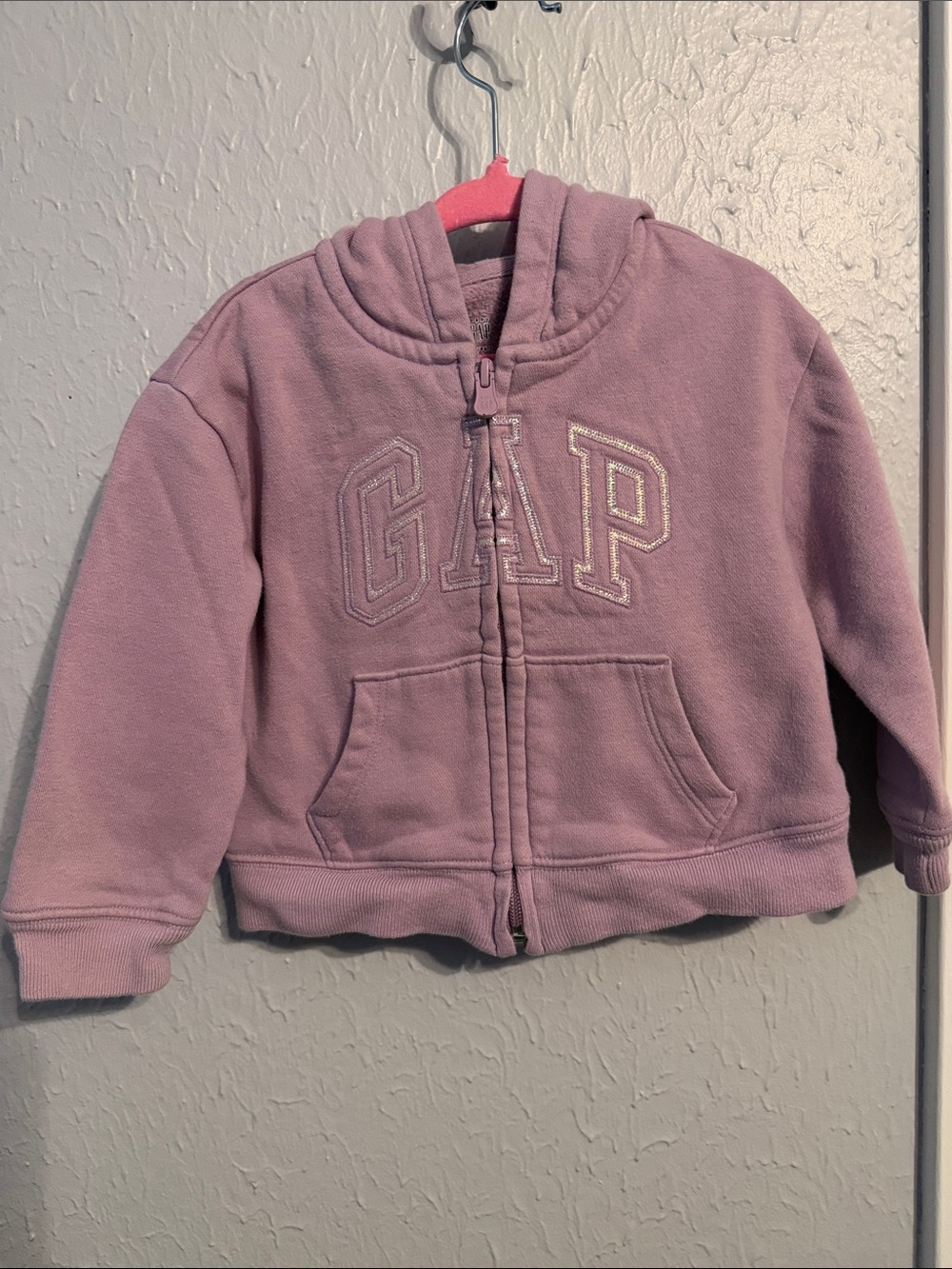 GAP Lavender Girls Hooded Zip Jacket